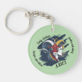Llavero Lady Aries - Keychain Zodíaco Mujer Schlüsselanhänger (Vorderseite)
