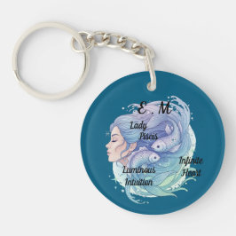 Llavero Lady Piscis Schlüsselanhänger