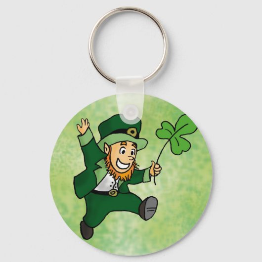 Llavero Leprechaun tipo chapa Schlüsselanhänger (Vorderseite)