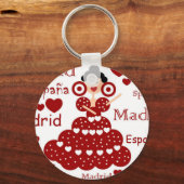 Llavero Madrid España muñeca flamenca Schlüsselanhänger (Vorderseite)