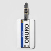 LLavero Oruro Mercosur Gepäckanhänger (Vorderseite Vertikal)