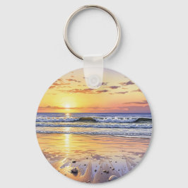 Llavero paisaje de playa schlüsselanhänger