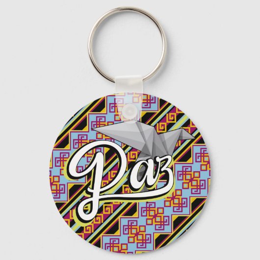 Llavero Paz Manto Andino Schlüsselanhänger (Vorderseite)