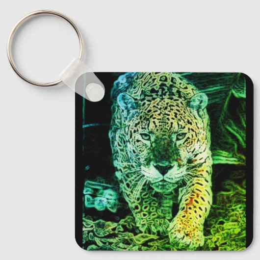 Llavero tipo chapa jaguar schlüsselanhänger (Vorderseite)