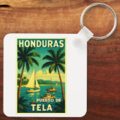 Llavero tipo chapa PUERTO DE TELA Schlüsselanhänger (Rückseite)