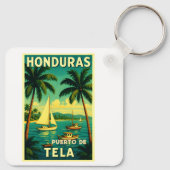 Llavero tipo chapa PUERTO DE TELA Schlüsselanhänger (Rückseite)