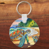Llavero tortugas en el mar  schlüsselanhänger (Vorderseite)