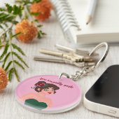 llavero tu eres linda para dama schlüsselanhänger (Vorderseite rechts)