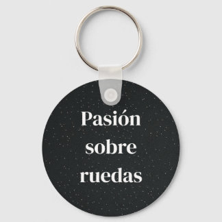 llavero vilianes con frase del mundo del motor schlüsselanhänger