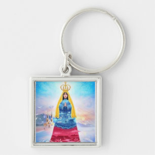 LLAVERO ,VIRGEN DEL VALLE Y BANDERA VENEZOLANA SCHLÜSSELANHÄNGER