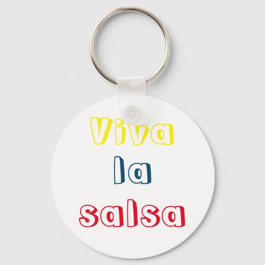 Llavero viva la salsa schlüsselanhänger (Vorderseite)