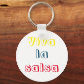 Llavero viva la salsa schlüsselanhänger (Vorderseite)
