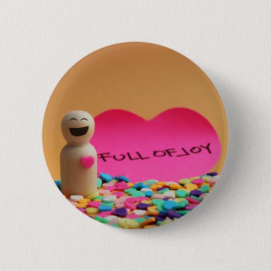 Lleno de alegría button (Vorderseite)