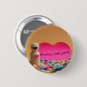 Lleno de alegría button (Vorne & Hinten)