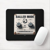 Ller-Modus - White Eroded Sign Attacke und verteid Mousepad (Mit Mouse)