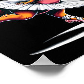 Llerina T-rex Dancing  Poster (Ecke)