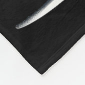 Llerina T-Rex tanzt  Fleecedecke (Ecke)