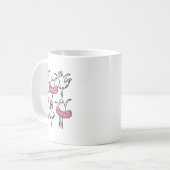 Llet Ghost Dancer Niedlich Boo Dancing Halloween Kaffeetasse (Vorderseite Links)