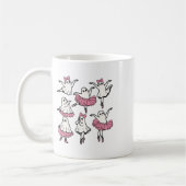 Llet Ghost Dancer Niedlich Boo Dancing Halloween Kaffeetasse (Links)