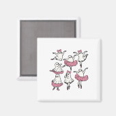 Llet Ghost Dancer Niedlich Boo Dancing Halloween Magnet (Vorderseite/Rückseite)