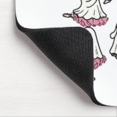 Llet Ghost Dancer Niedlich Boo Dancing Halloween Mousepad (Ecke)
