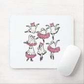 Llet Ghost Dancer Niedlich Boo Dancing Halloween Mousepad (Mit Mouse)