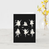 Llet Ghost Llet Dancer Spooky Tanz Kinder Hallowee Karte (Gelbe Blume)