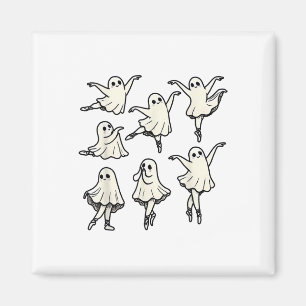 Llet Ghost Llet Dancer Spooky Tanzlehrerin Hallow Magnet