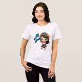 ¡Lleva un Toque Adorable y Divertido Contigo! Tri-Blend Shirt (Vorderseite voll)