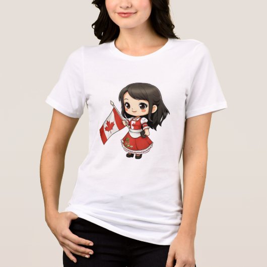 ¡Lleva un Toque Adorable y Divertido Contigo! Tri-Blend Shirt (Vorderseite)