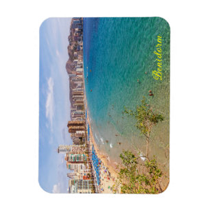Llevant Beach, Benidorm, Costa Blanca, Spanien Magnet