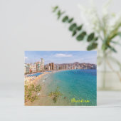 Llevant Beach, Benidorm, Costa Blanca, Spanien Postkarte (Stehend Vorderseite)