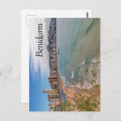 Llevant Beach, Benidorm, Costa Blanca, Spanien Postkarte (Vorne/Hinten)