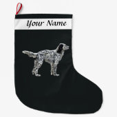 LLewellin Setter Großer Weihnachtsstrumpf (Vorderseite)