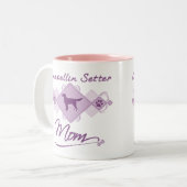 Llewellin Setzer-Mama Zweifarbige Tasse (Vorderseite Links)