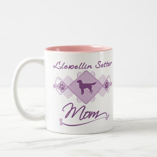 Llewellin Setzer-Mama Zweifarbige Tasse (Links)