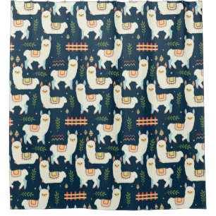 Lllama/Alpaca Duschvorhang