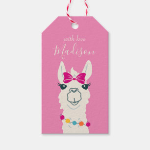 Lllama Alpaca Gevor Gift Tag Fiesta Party Geschenkanhänger