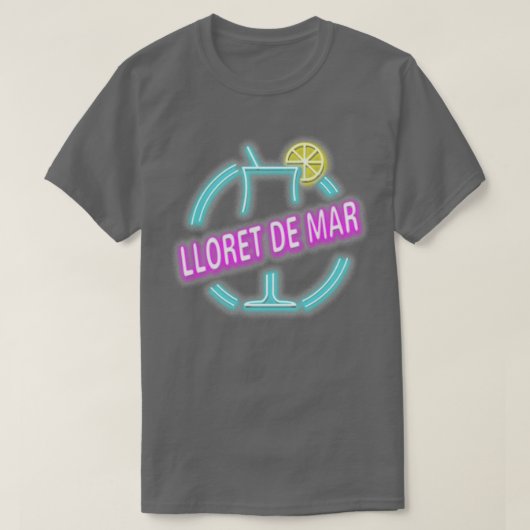 Lloret de Mar Cocktail Sommerdesign T-Shirt (Design vorne)