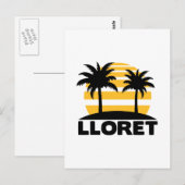 Lloret de Mar Postkarte (Vorne/Hinten)