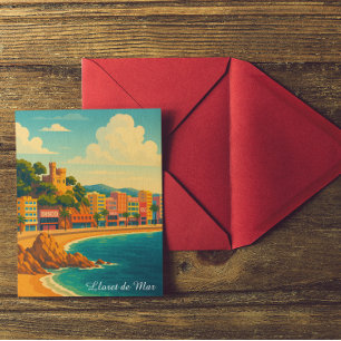 Lloret de Mar Spanien Vintage Postkarte