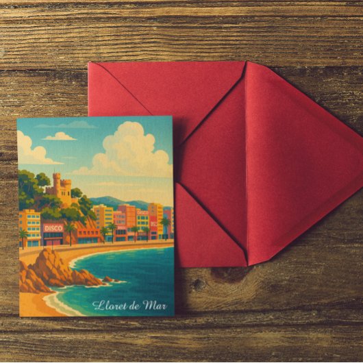 Lloret de Mar Spanien Vintage Postkarte