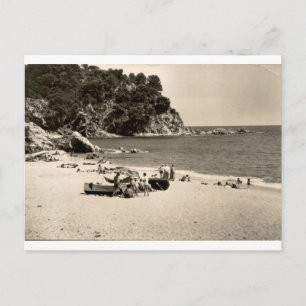Lloret de Mar Vintage Costa Brava Strand Postkarte