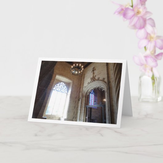 Llotja de la Seda, Valencia City, Spanien Karte (Orchidee)