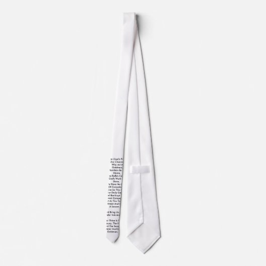 Lloyd Gebets-Krawatte! Krawatte (Rückseite)