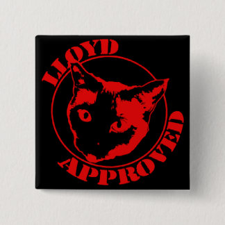 Lloyd genehmigte quadratischen Knopf Button