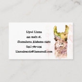 Lloyd llama Standard, 3,5" x 2,0" Visitenkarte (Vorderseite)