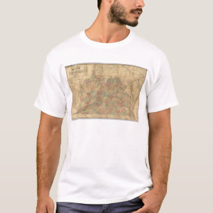 Lloyd offizielle Karte des Staat von Virginia T-Shirt