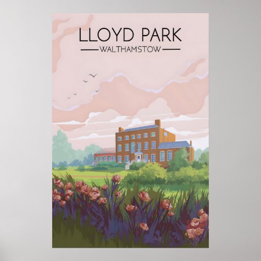 Lloyd Park London Reiseplakat Poster (Vorne)