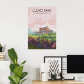 Lloyd Park London Reiseplakat Poster (Heimbüro)